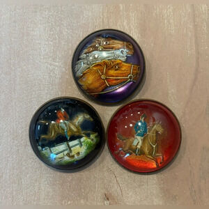 Horse Riding Decorative Magnet Set